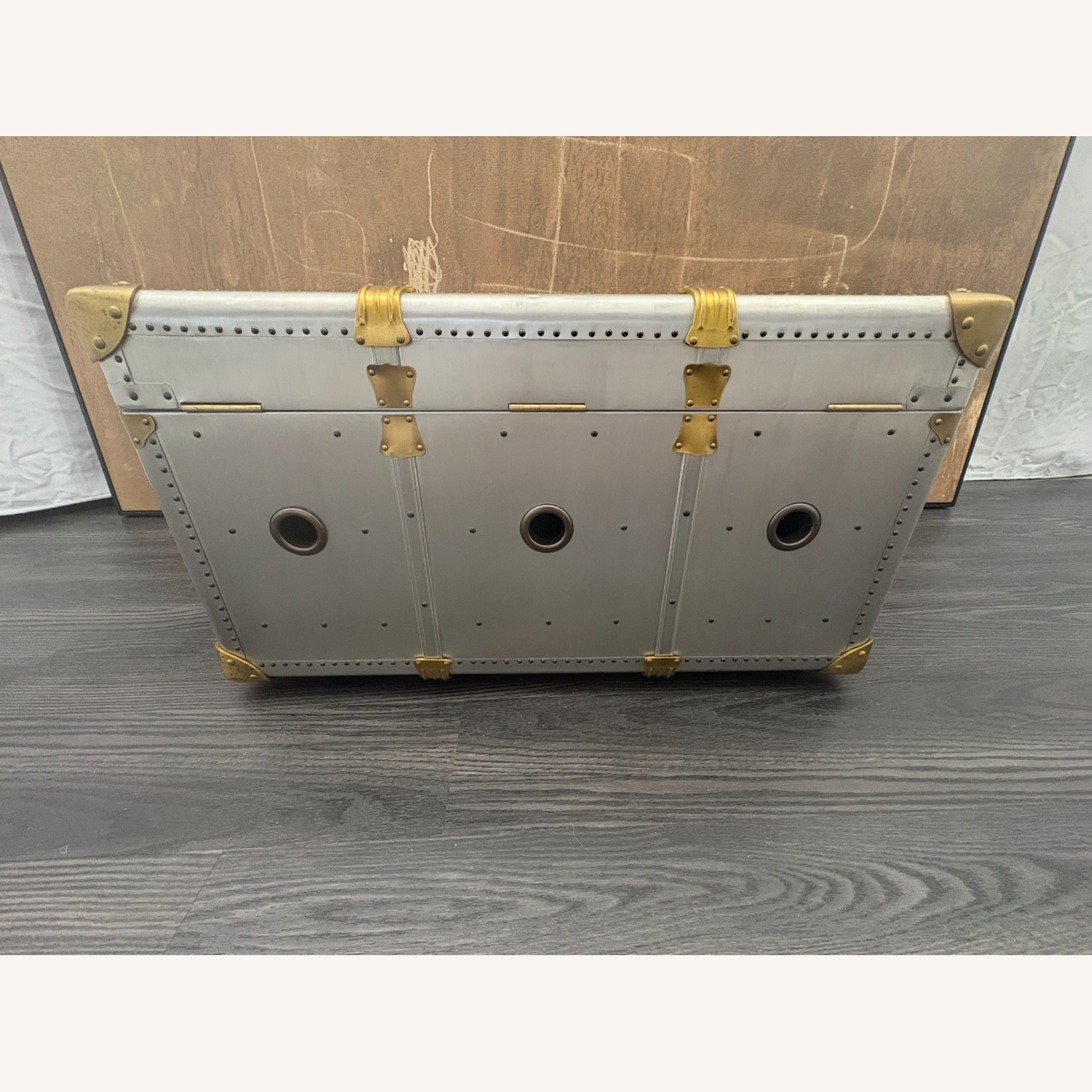 Restoration Hardware Restoration Hardware Vintage Porter's Trunk - image-14