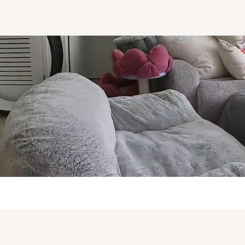 Used Light Grey Chaise Chair for sale on AptDeco