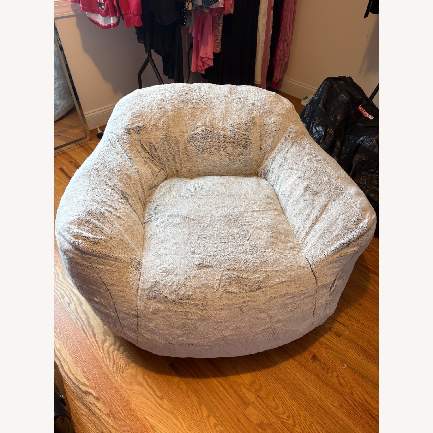 Light Grey Chaise Chair - image-3
