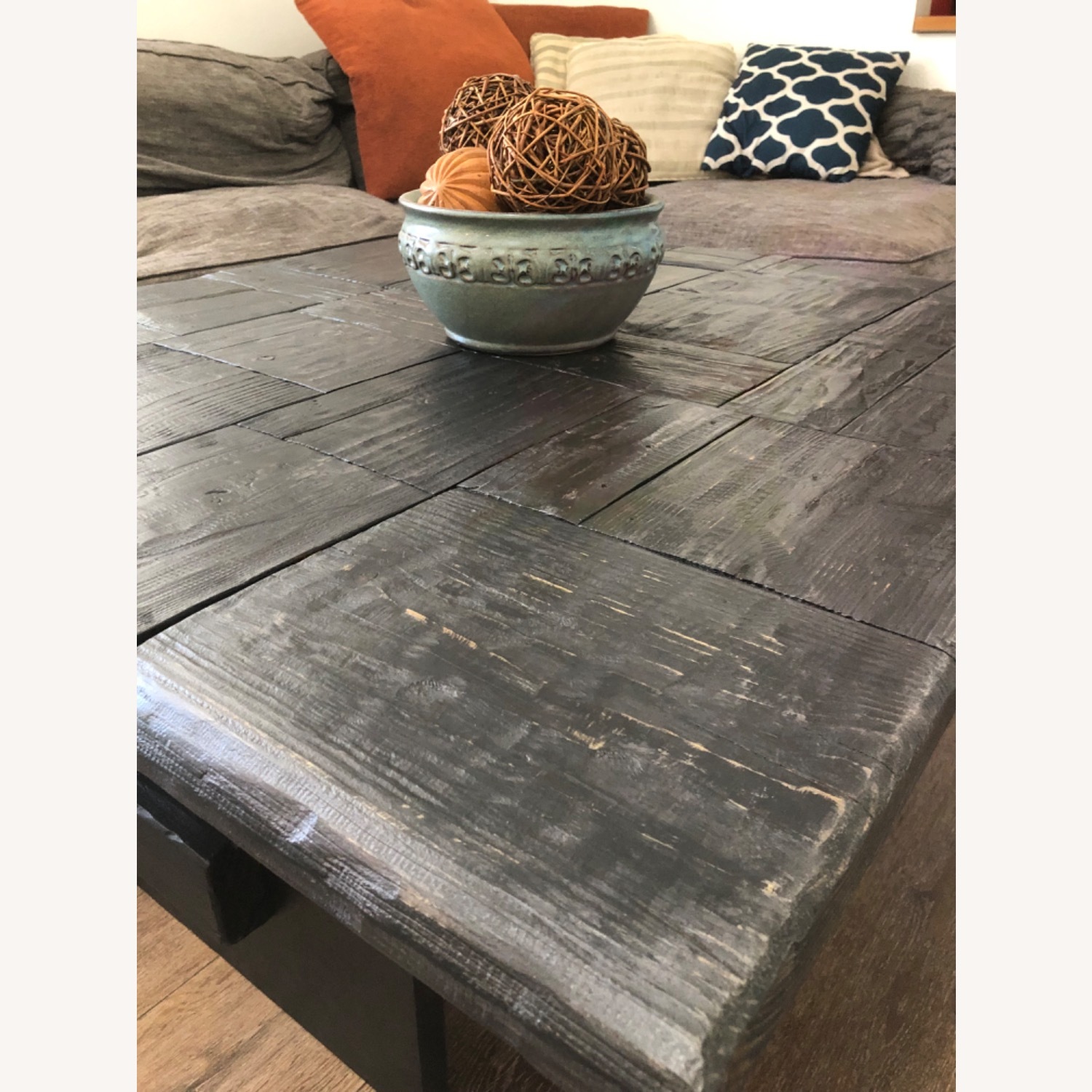 Handcrafted Solid Wood Coffee Table - image-3
