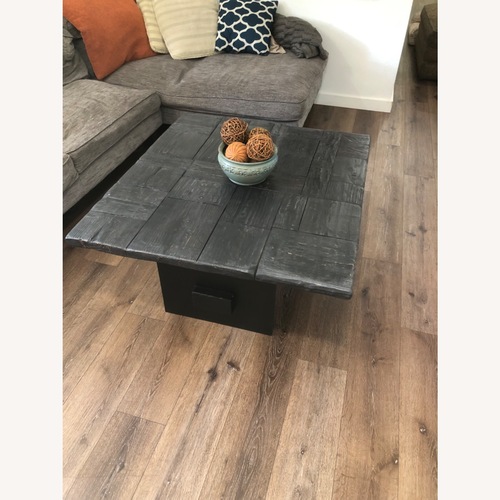 Used Handcrafted Solid Wood Coffee Table for sale on AptDeco