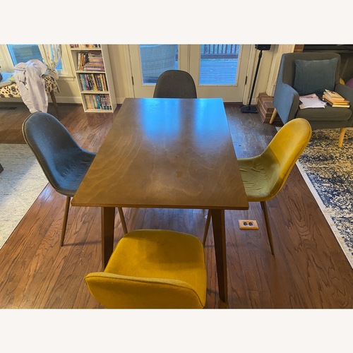 Used Target Natural Wood Dining Table and Chairs for sale on AptDeco
