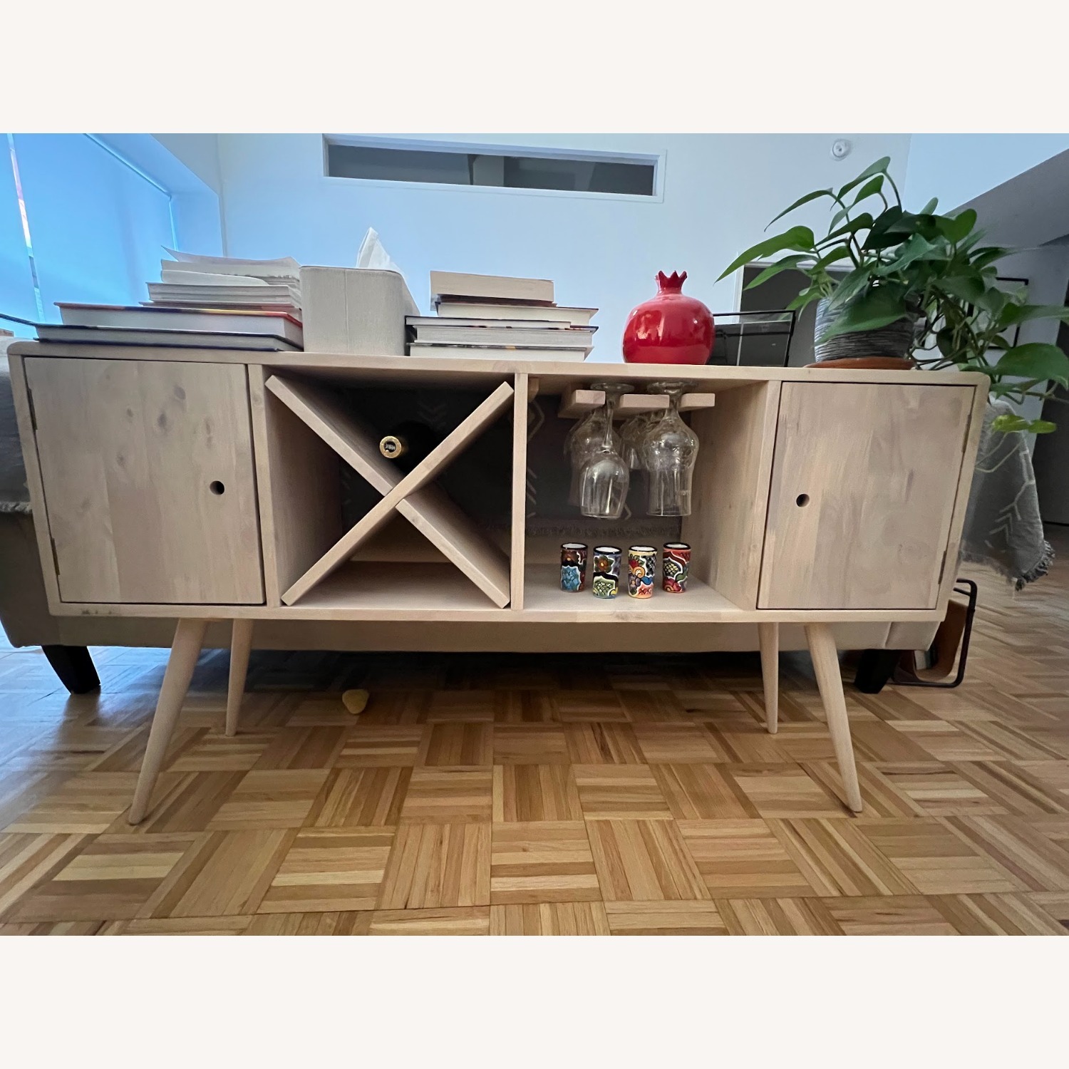 Woodwall Console Table, Light - image-5