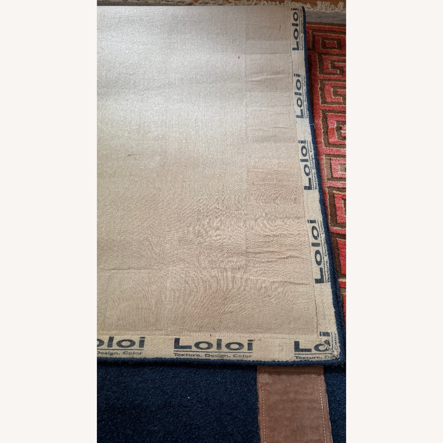 Blue Wool Area Rug 8' x 11' - image-5