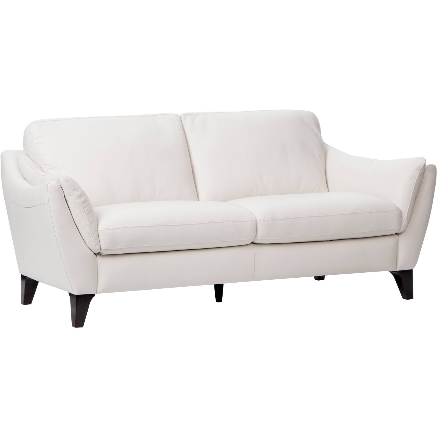 Natuzzi  White Leather 2 Seater Sofas - image-7