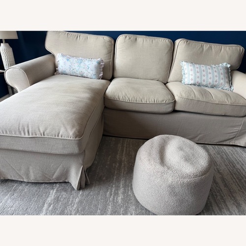 Used IKEA Upland 3 Seater Sofa with Chaise  for sale on AptDeco