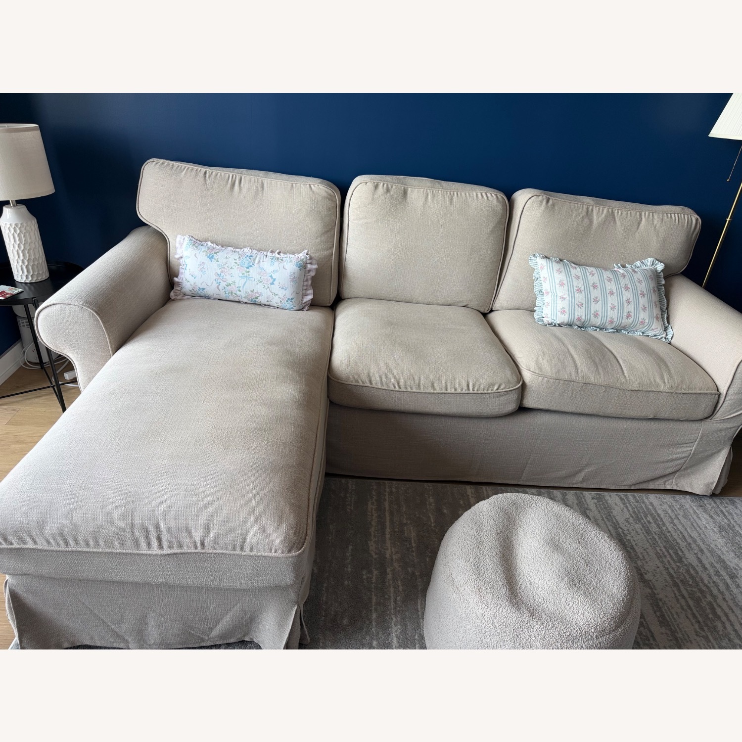 IKEA Upland 3 Seater Sofa with Chaise - image-5