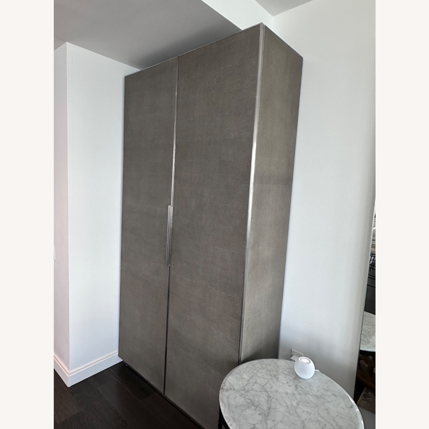 Restoration Hardware Graydon Shagreen Cabinet - image-2