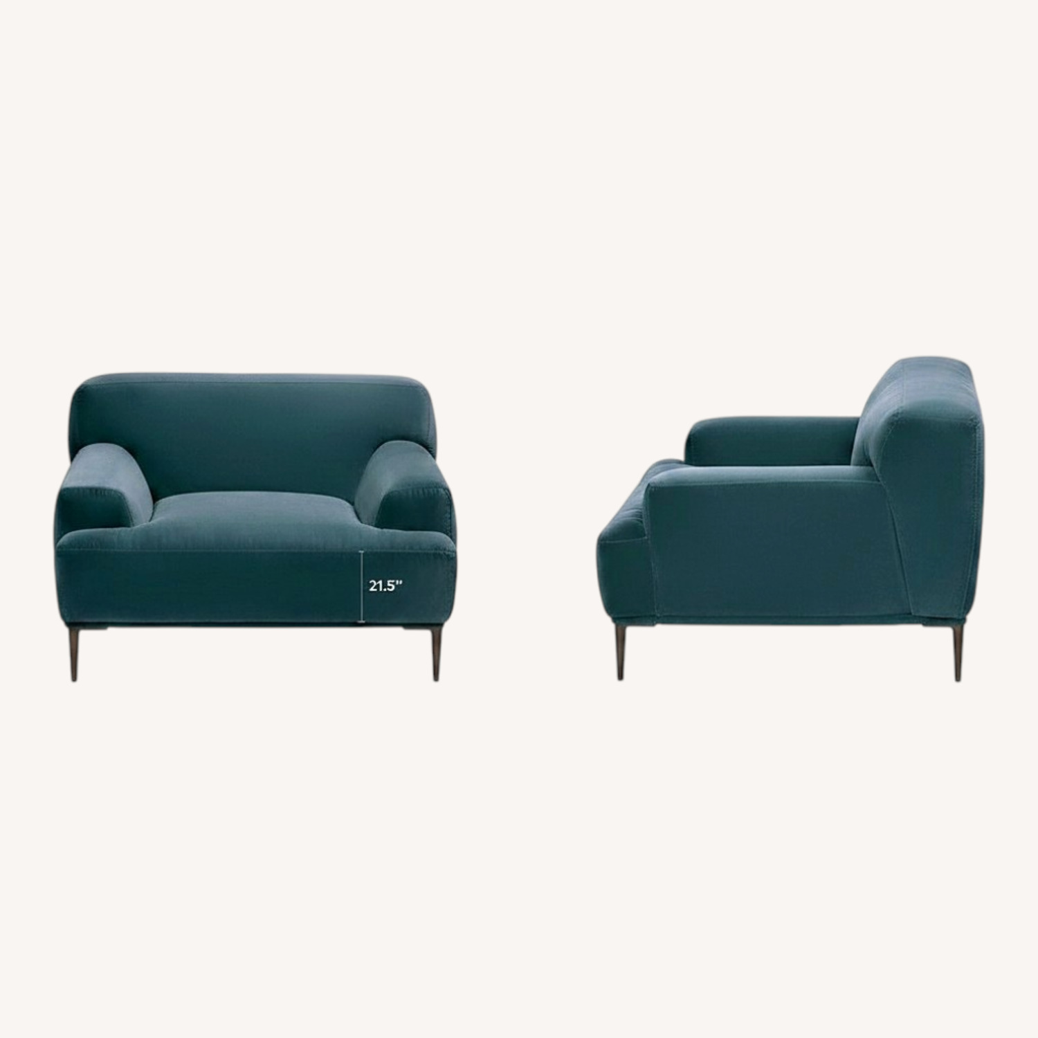Article Abisko 42.5" Velvet Lounge Chair - image-0