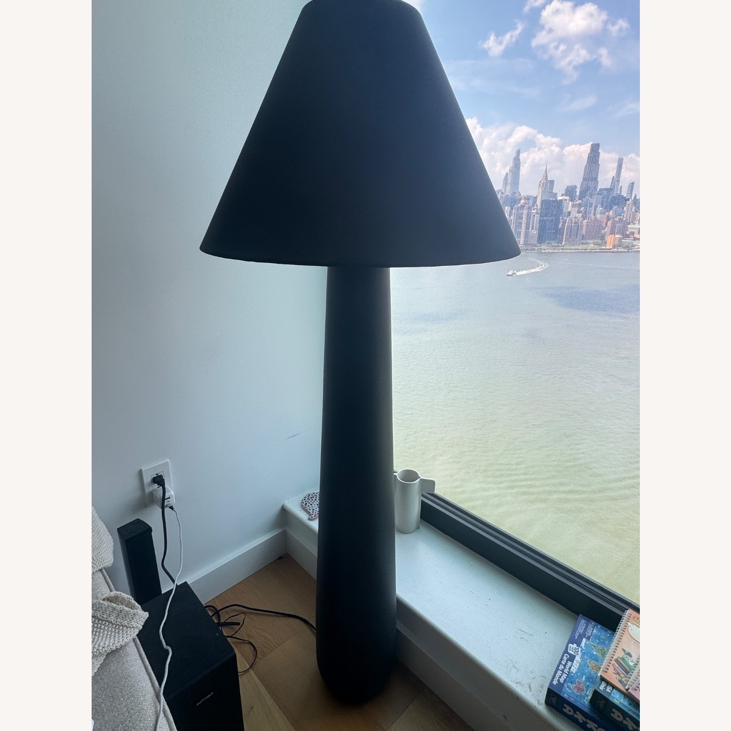 CB2 Black Floor Lamp - image-1