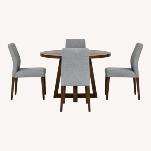 Used Living Spaces Lakeland 4 Person Dining Table Set for sale on AptDeco