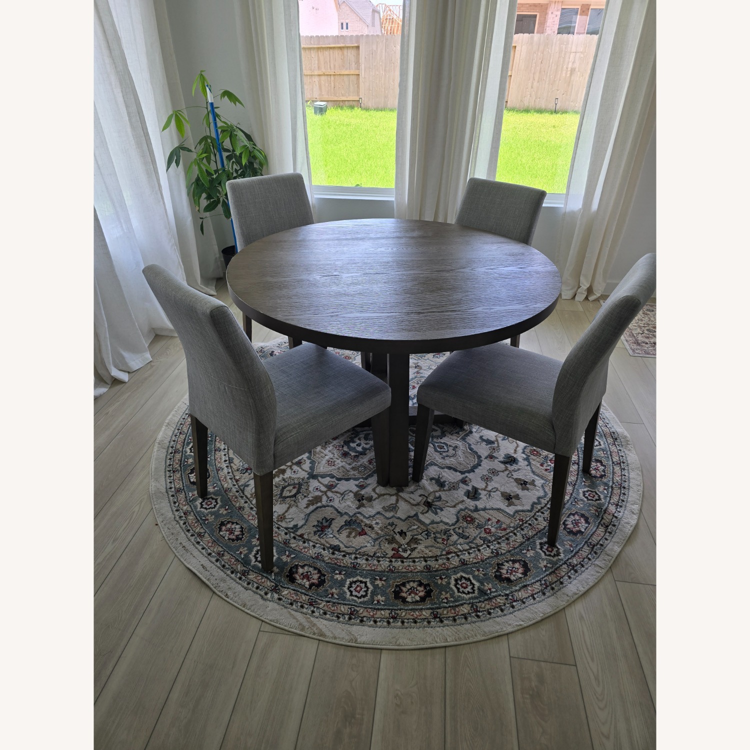 Living Spaces Lakeland 4 Person Dining Table Set - image-1