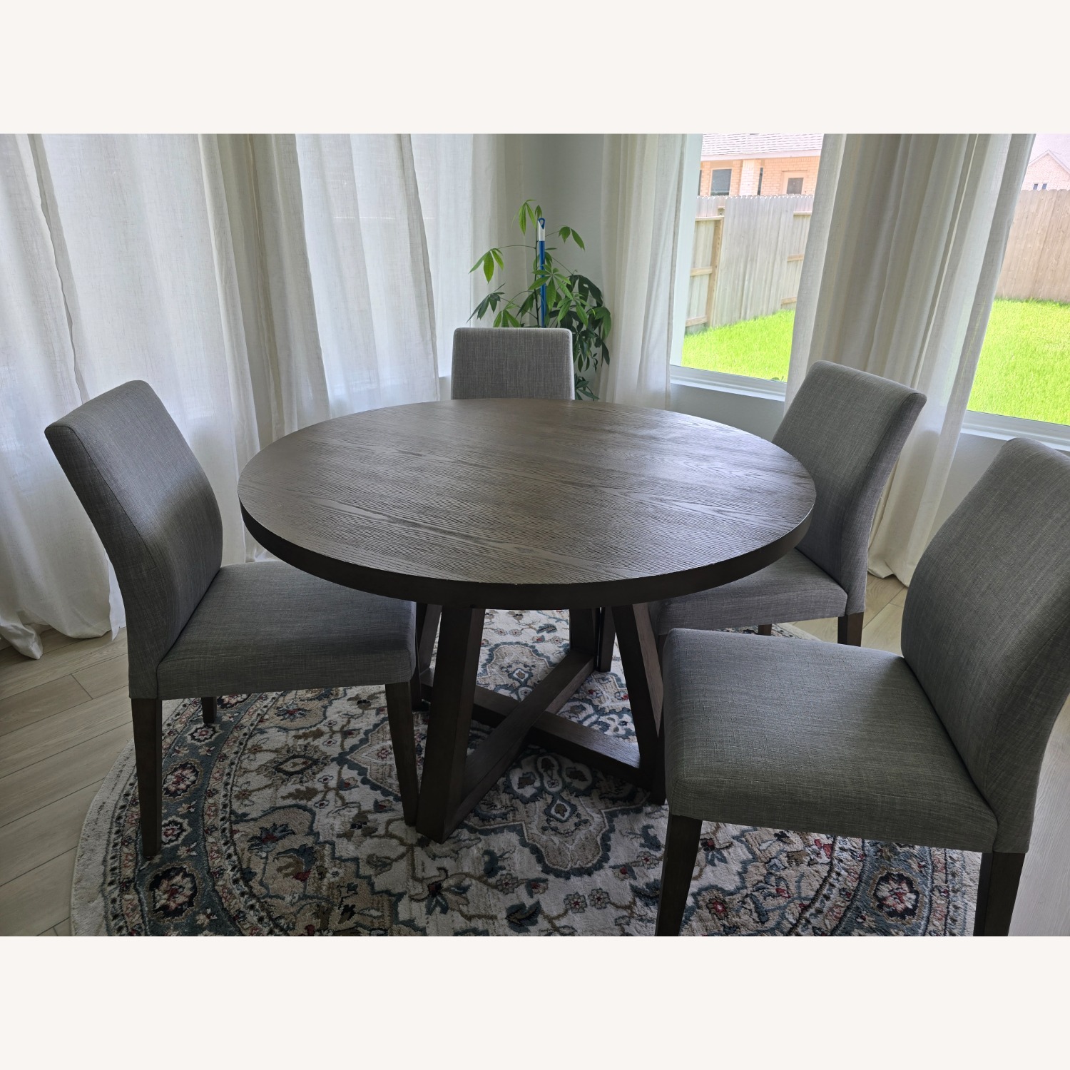 Living Spaces Lakeland 4 Person Dining Table Set - image-2