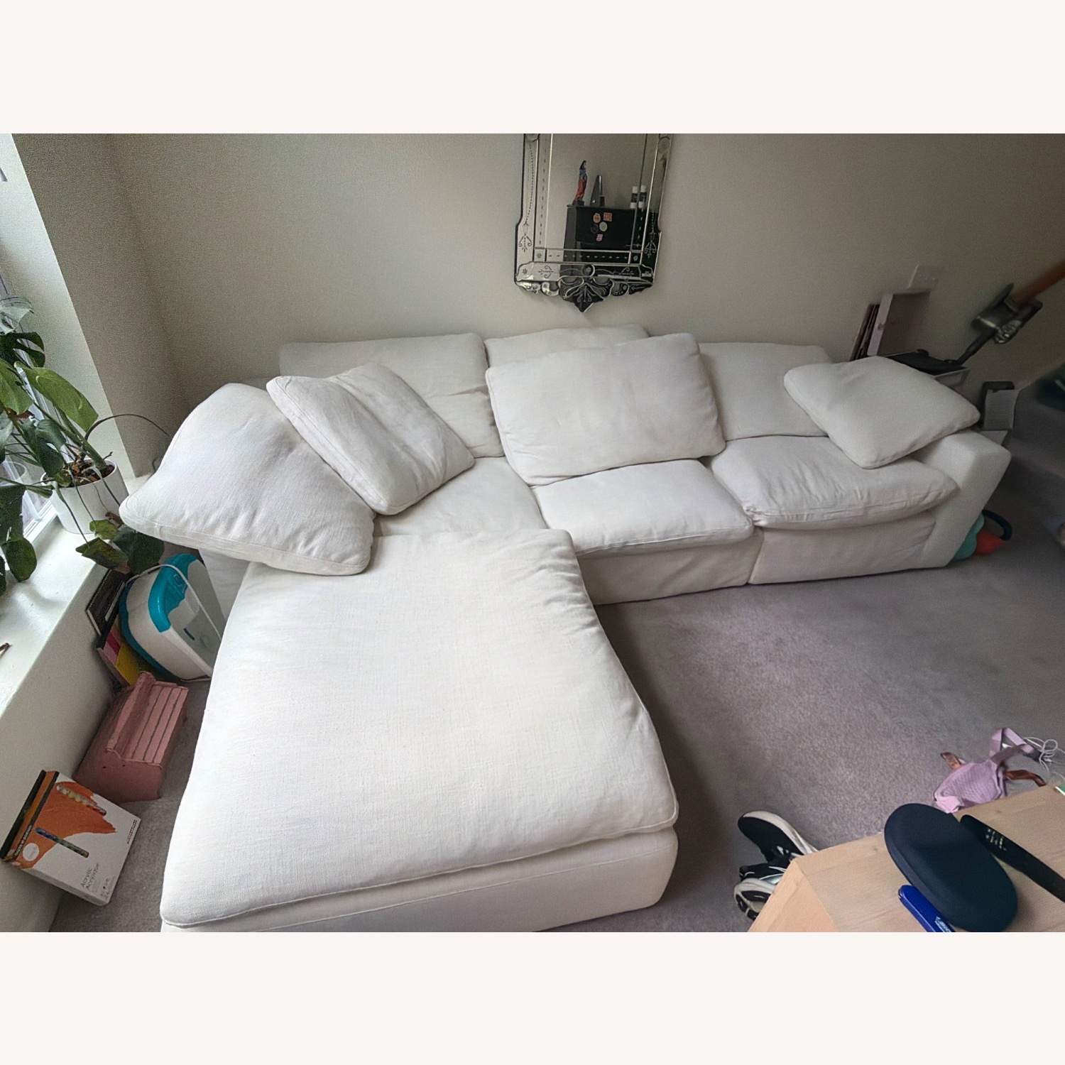 Restoration Hardware Cloud Modular 4-Piece Sofa - image-1