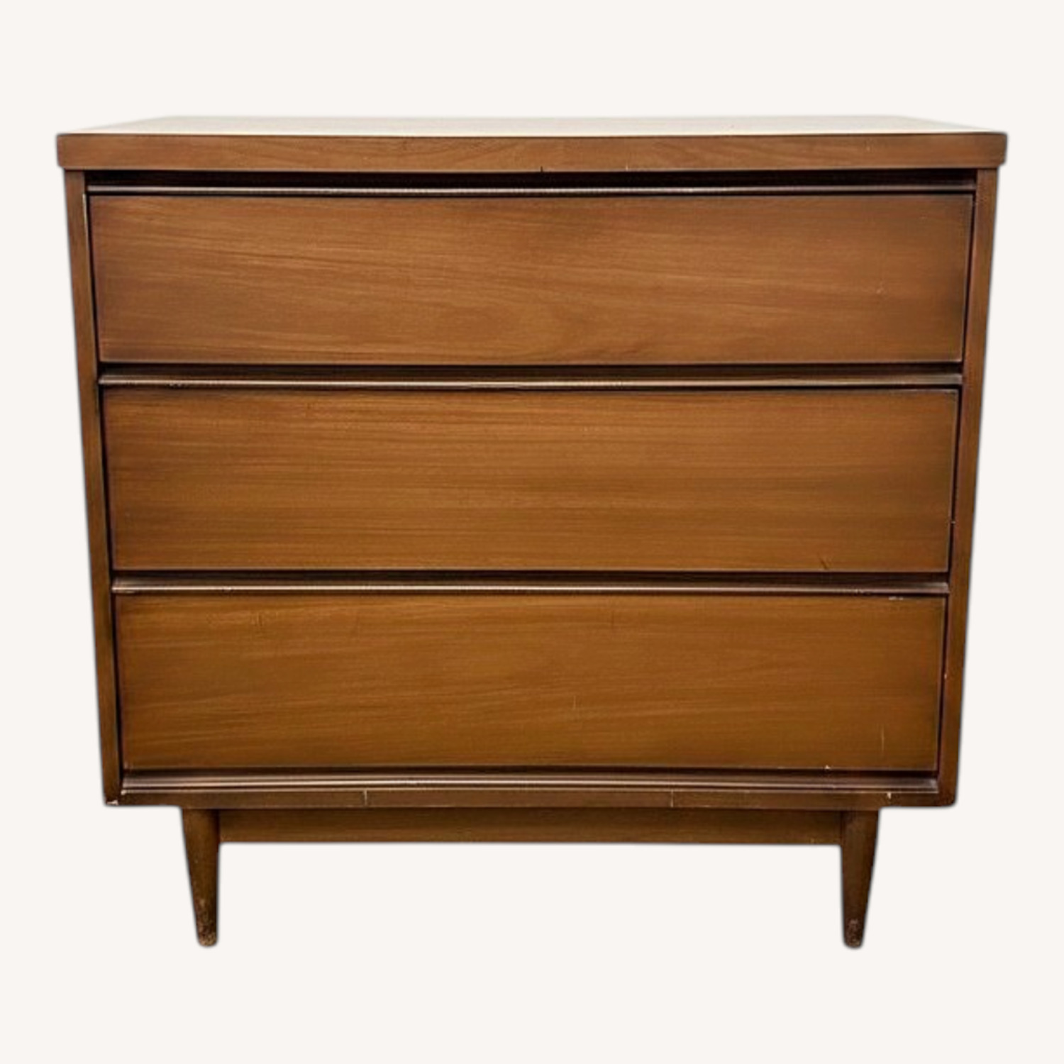 Mid Century Modern Vintage 1970's Poplar Dresser - image-0