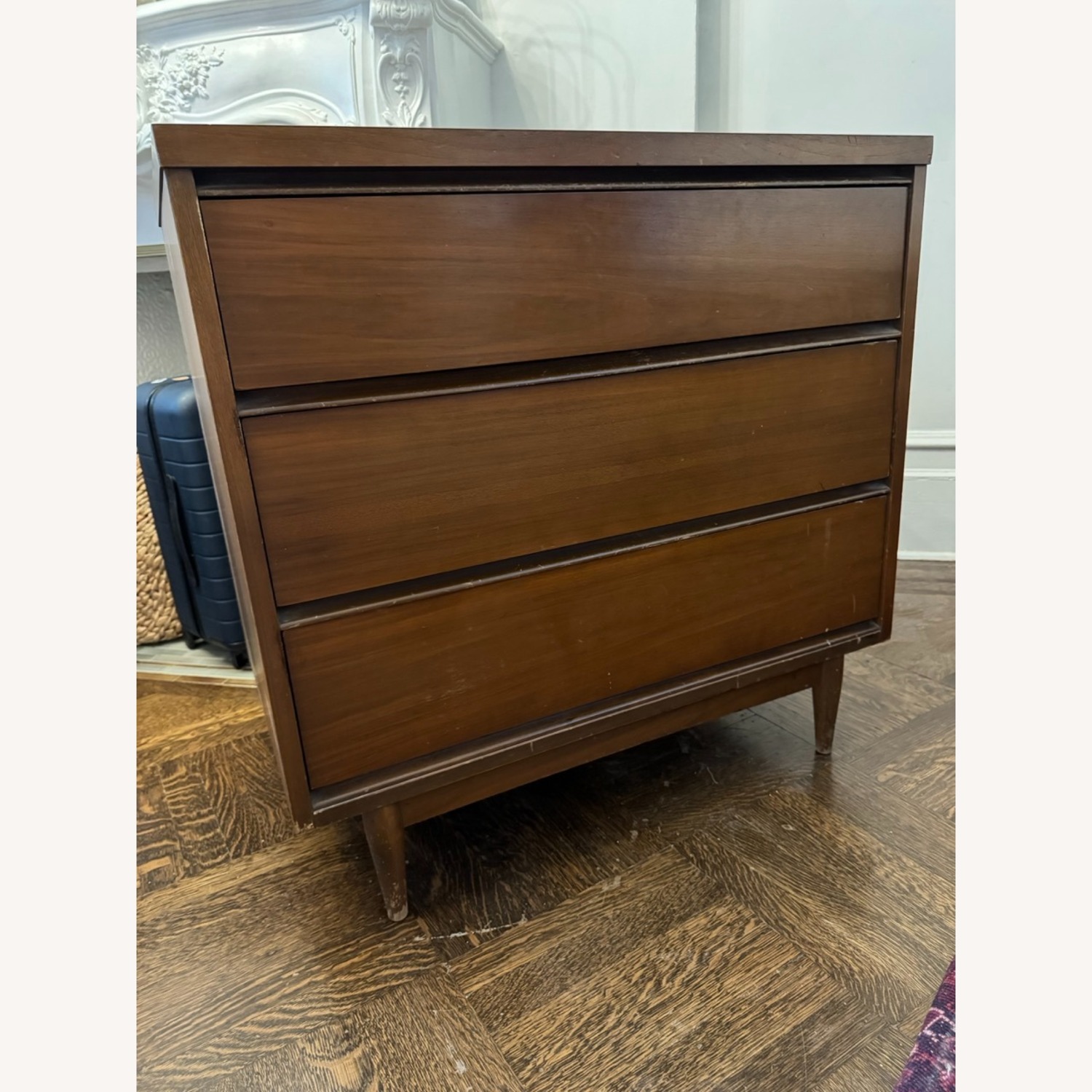 Mid Century Modern Vintage 1970's Poplar Dresser - image-6