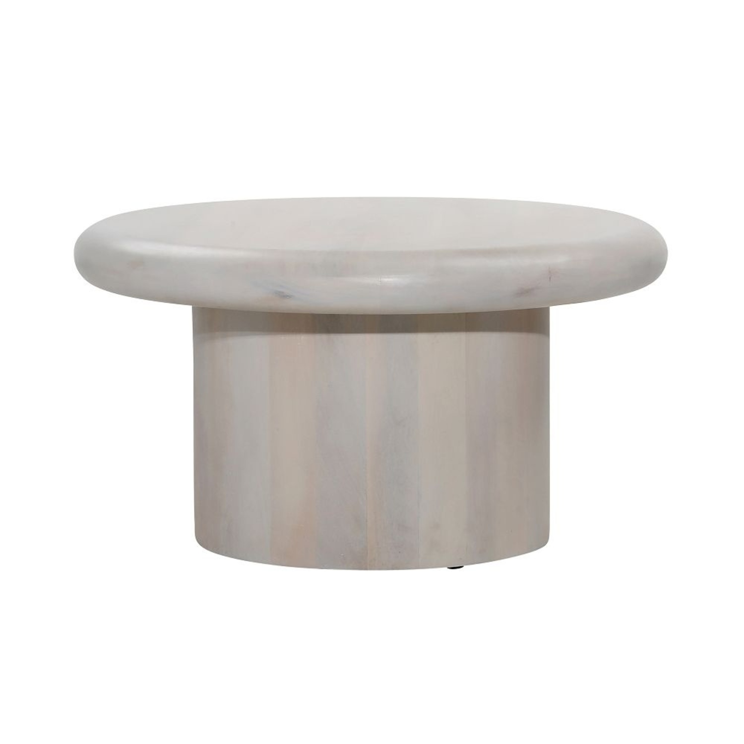 West Elm Oriana Round Coffee Table 30" White Wash - image-5