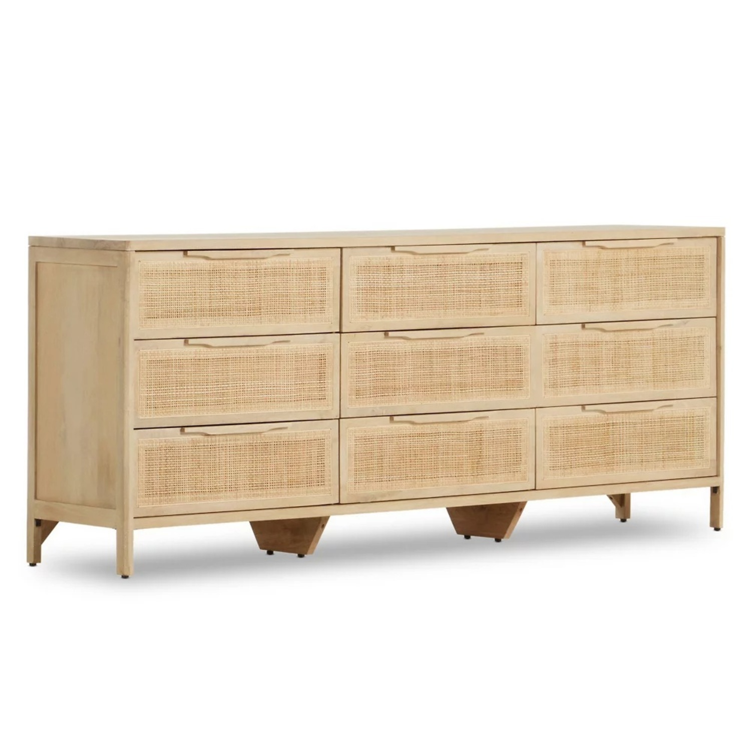 Four Hands Natural Rattan Dresser - image-4
