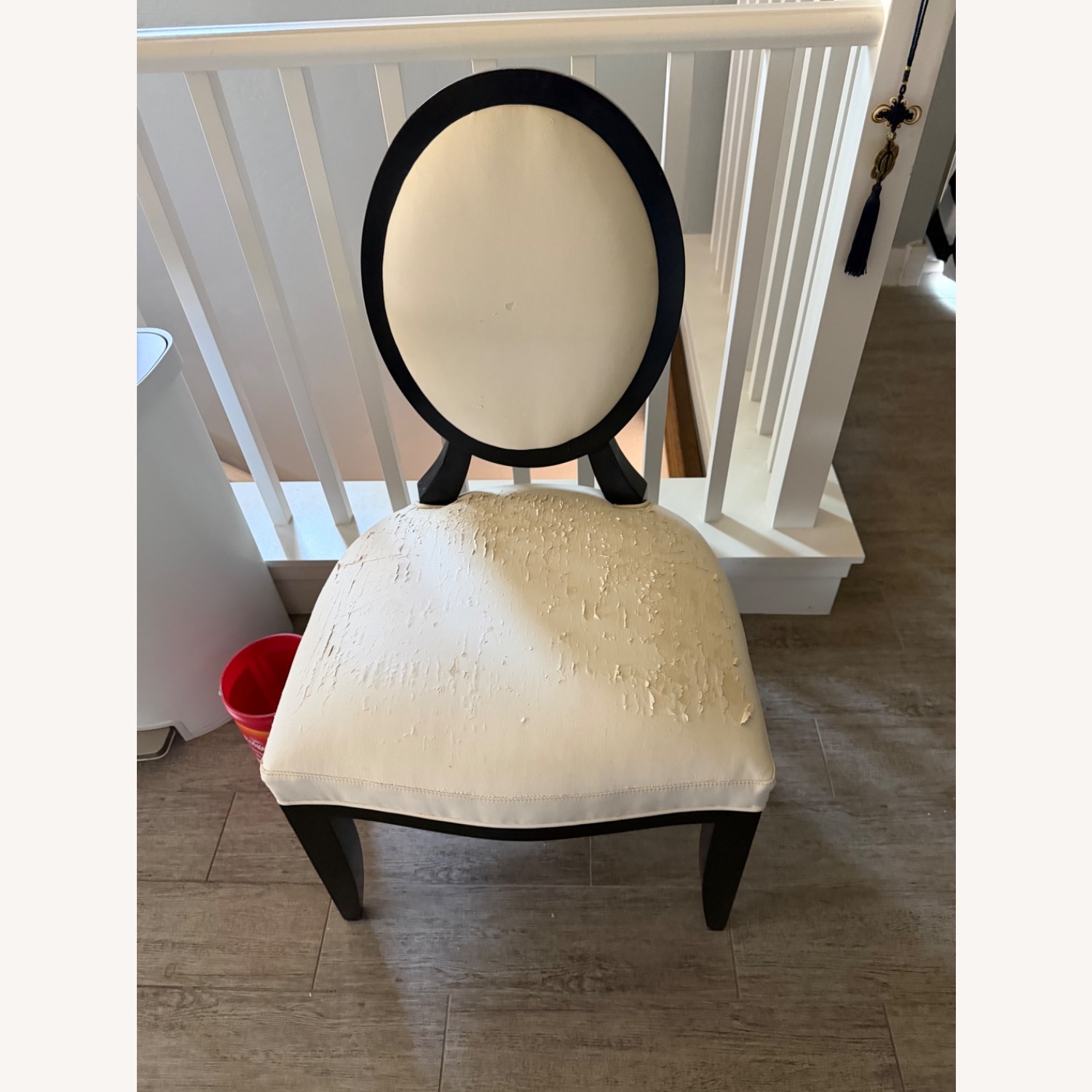 Baker Furniture Black Fabric Dining Chairs - image-1