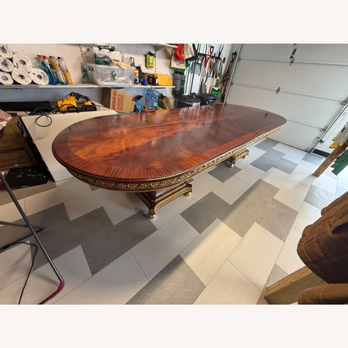 Used  10-Foot Solid Wood Dining Table for sale on AptDeco