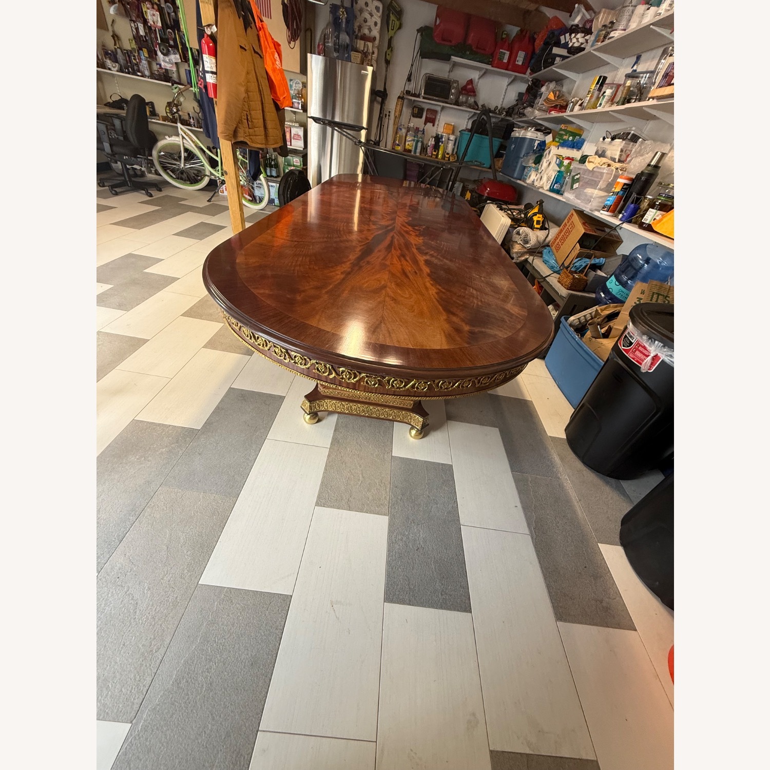 10-Foot Solid Wood Dining Table - image-3