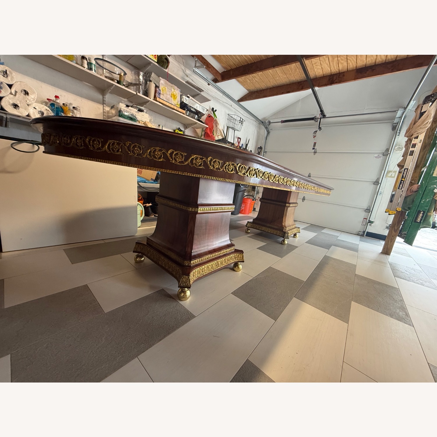 10-Foot Solid Wood Dining Table - image-5