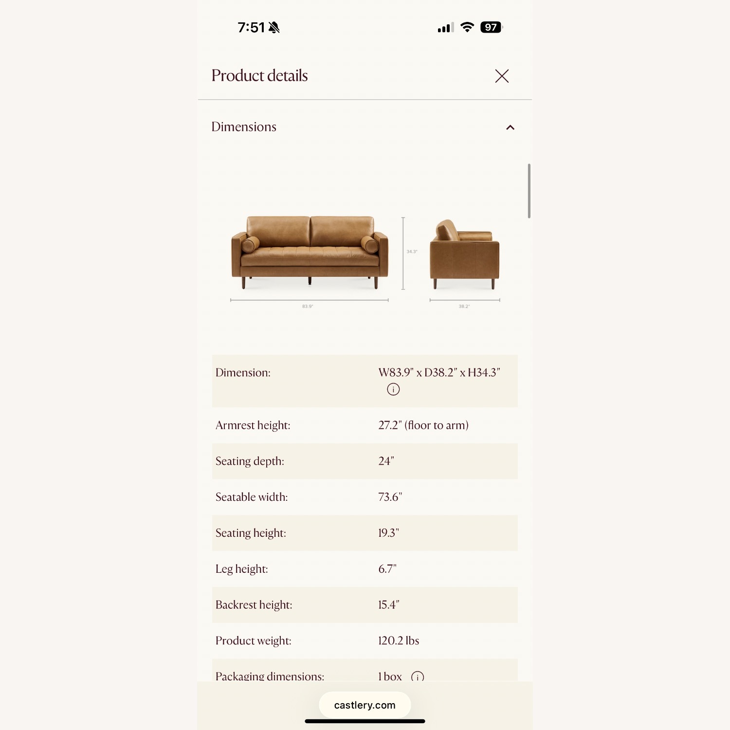 Castlery Madison Sofa  - image-2