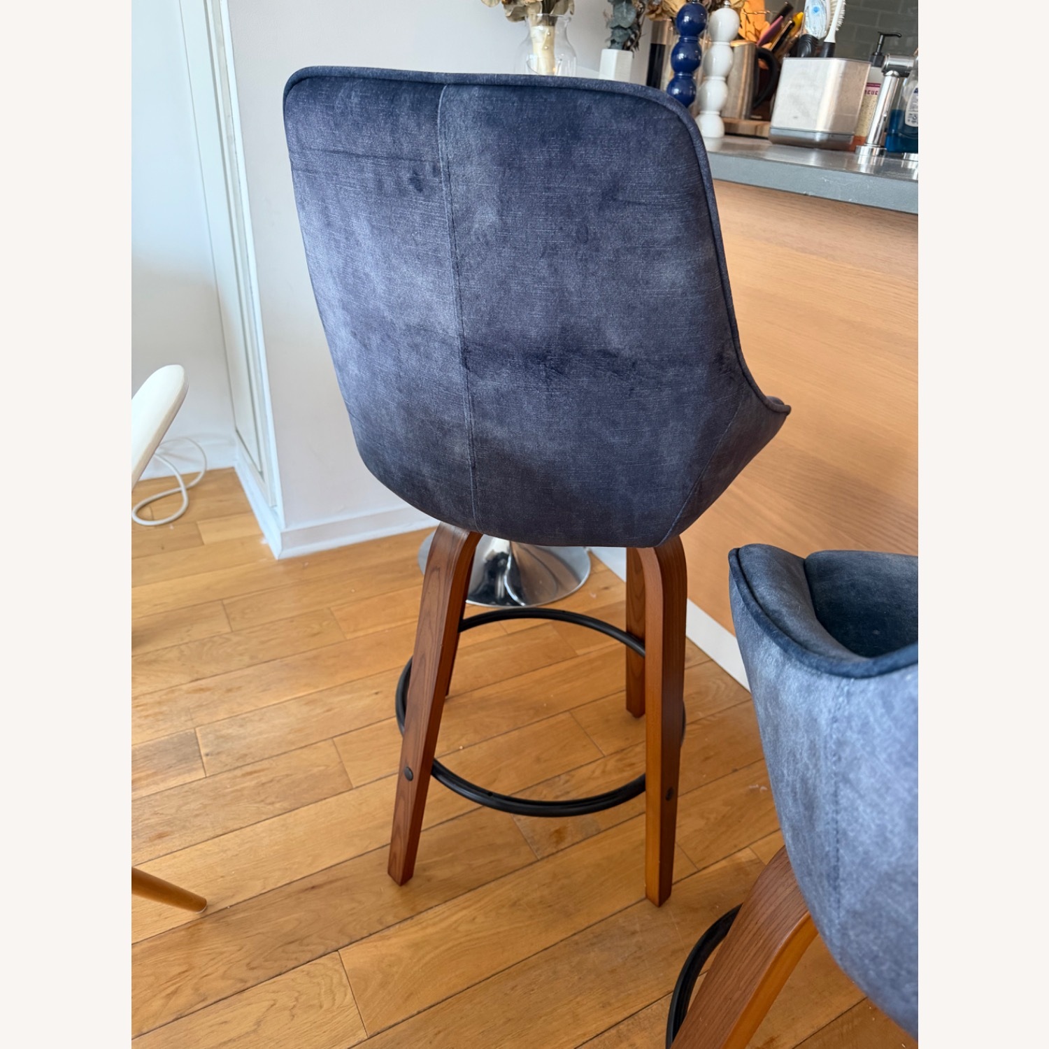 Bed Bath & Beyond Carson Carrington Alba Velvet Counter Stools - image-7