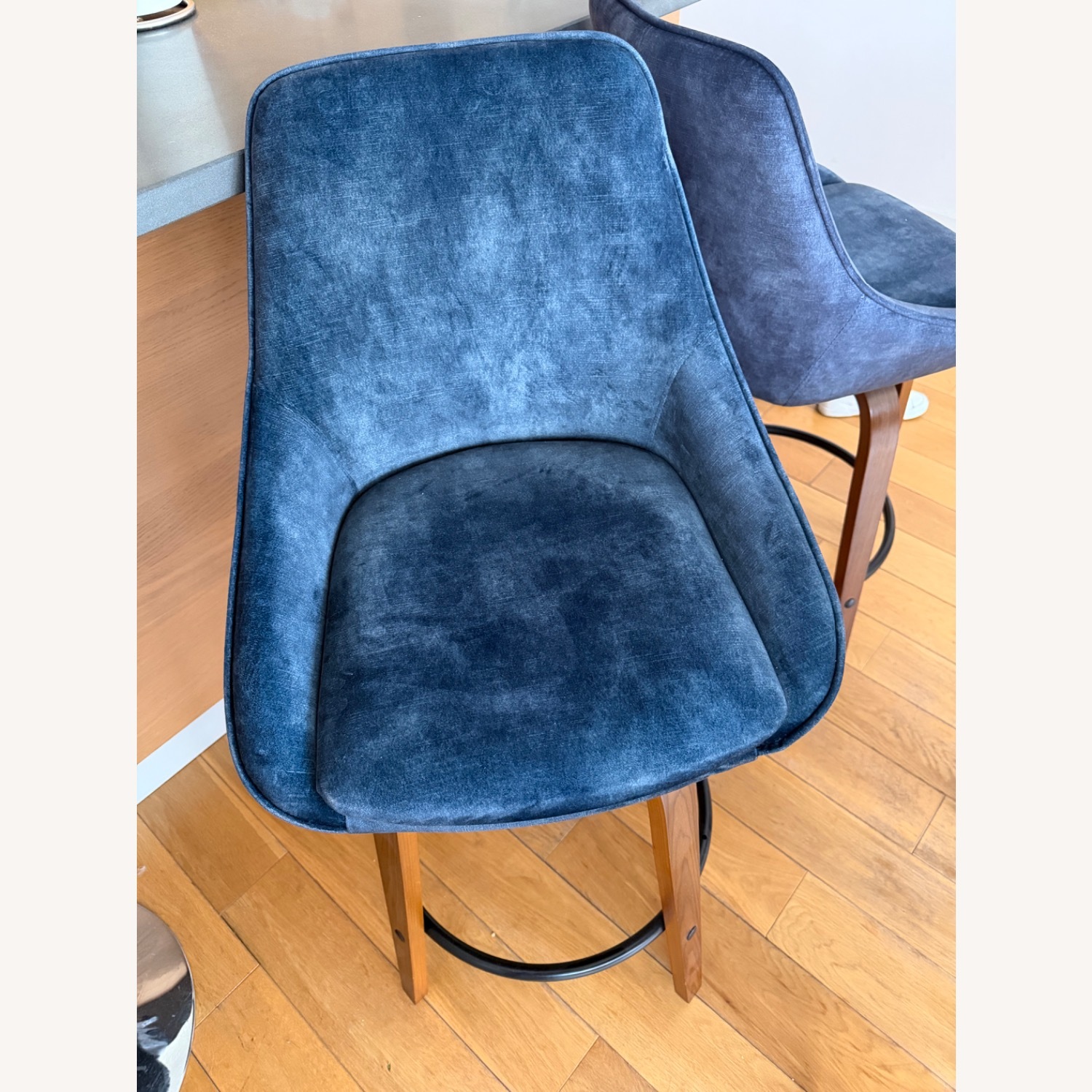 Bed Bath & Beyond Carson Carrington Alba Velvet Counter Stools - image-4