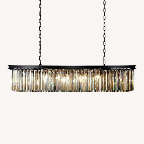 Used Restoration Hardware Transparent Ceiling Lamp for sale on AptDeco