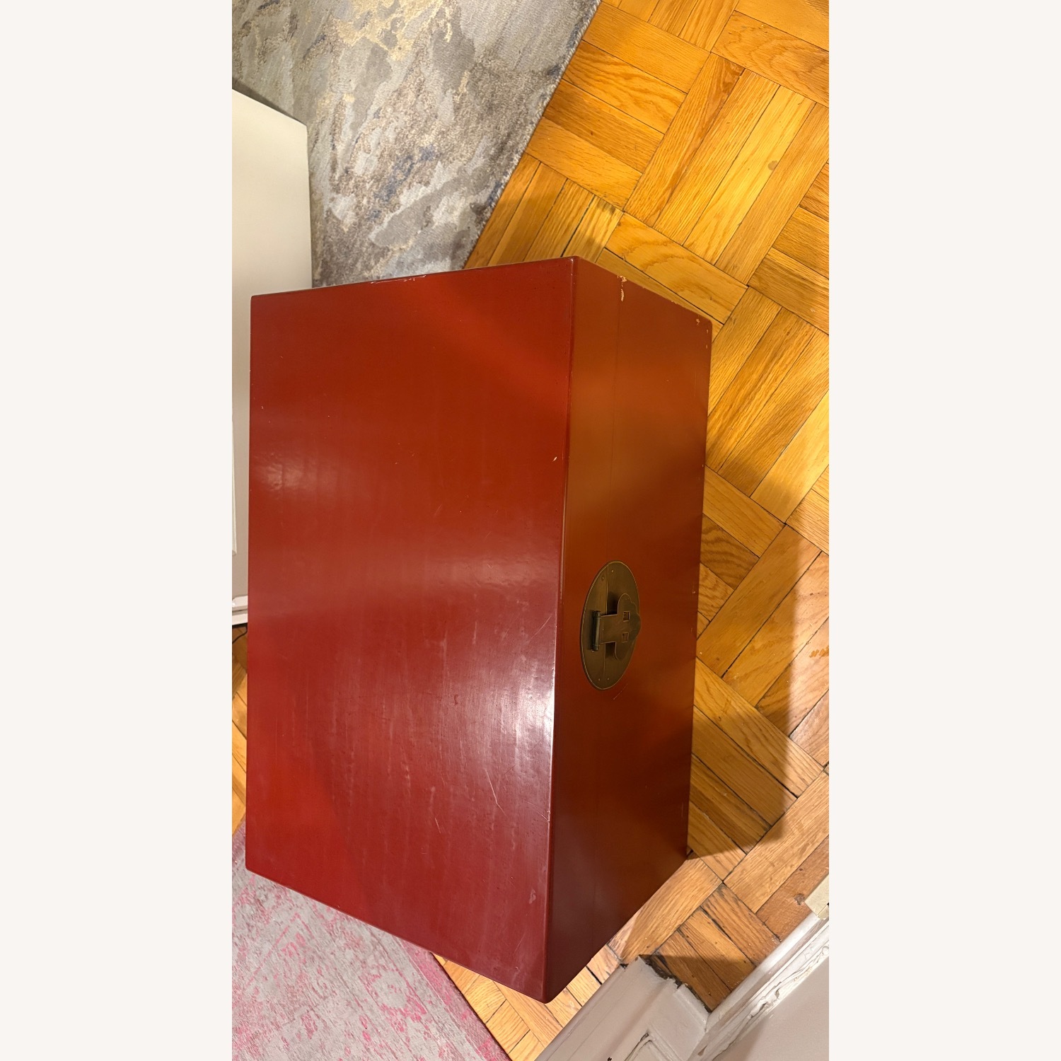 Palecek Chinese Inspired Red Lacquer Storage Chest - image-7