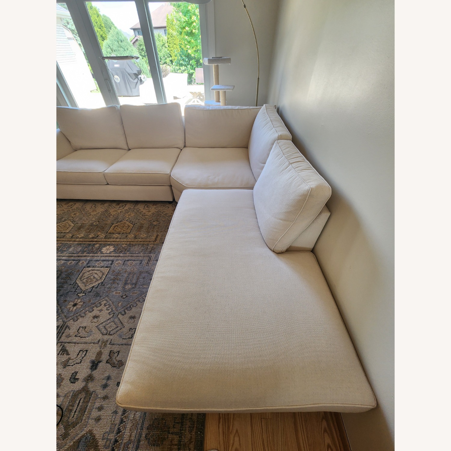 Pottery Barn PB Comfort Natural Fabric 3+ Piece Sectional - image-3