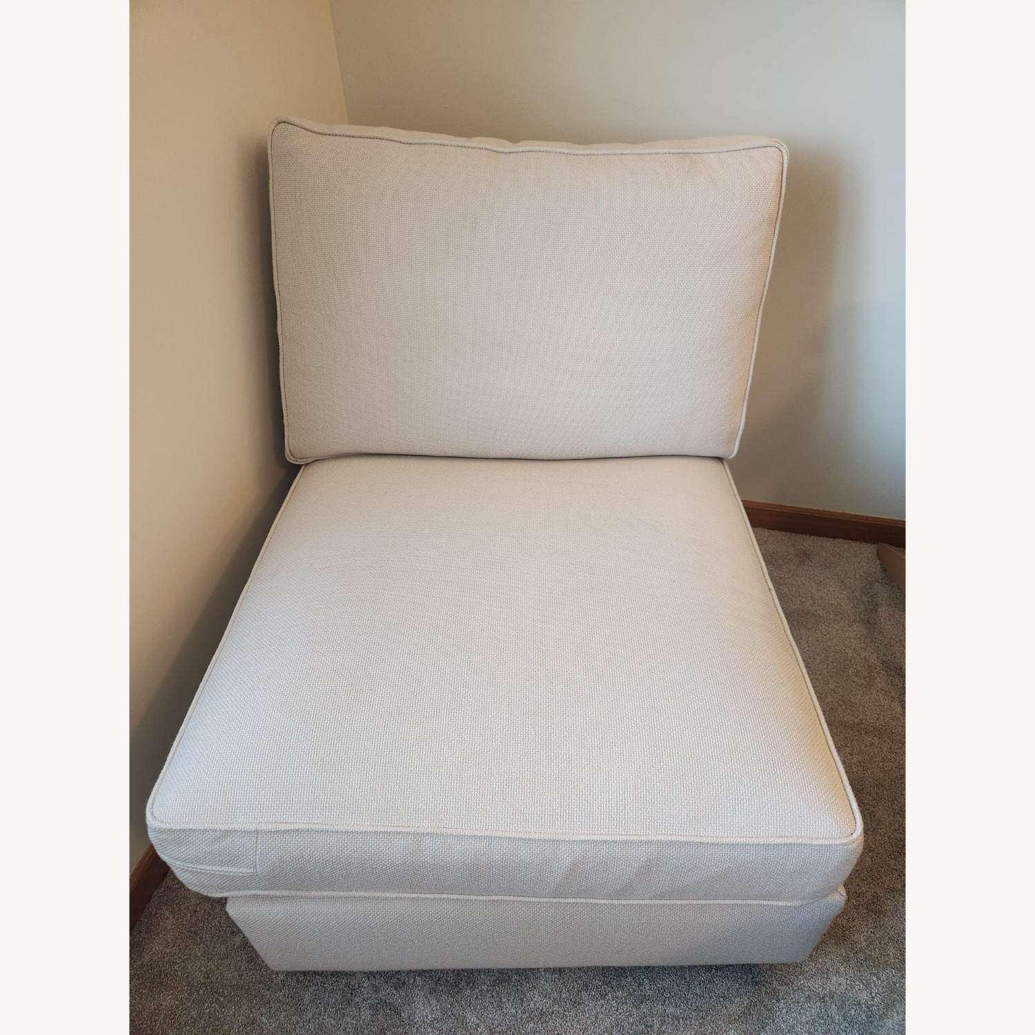 Pottery Barn PB Comfort Natural Fabric 3+ Piece Sectional - image-4