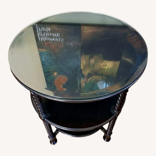 Used Hooker Dark Brown Wood Side Table for sale on AptDeco