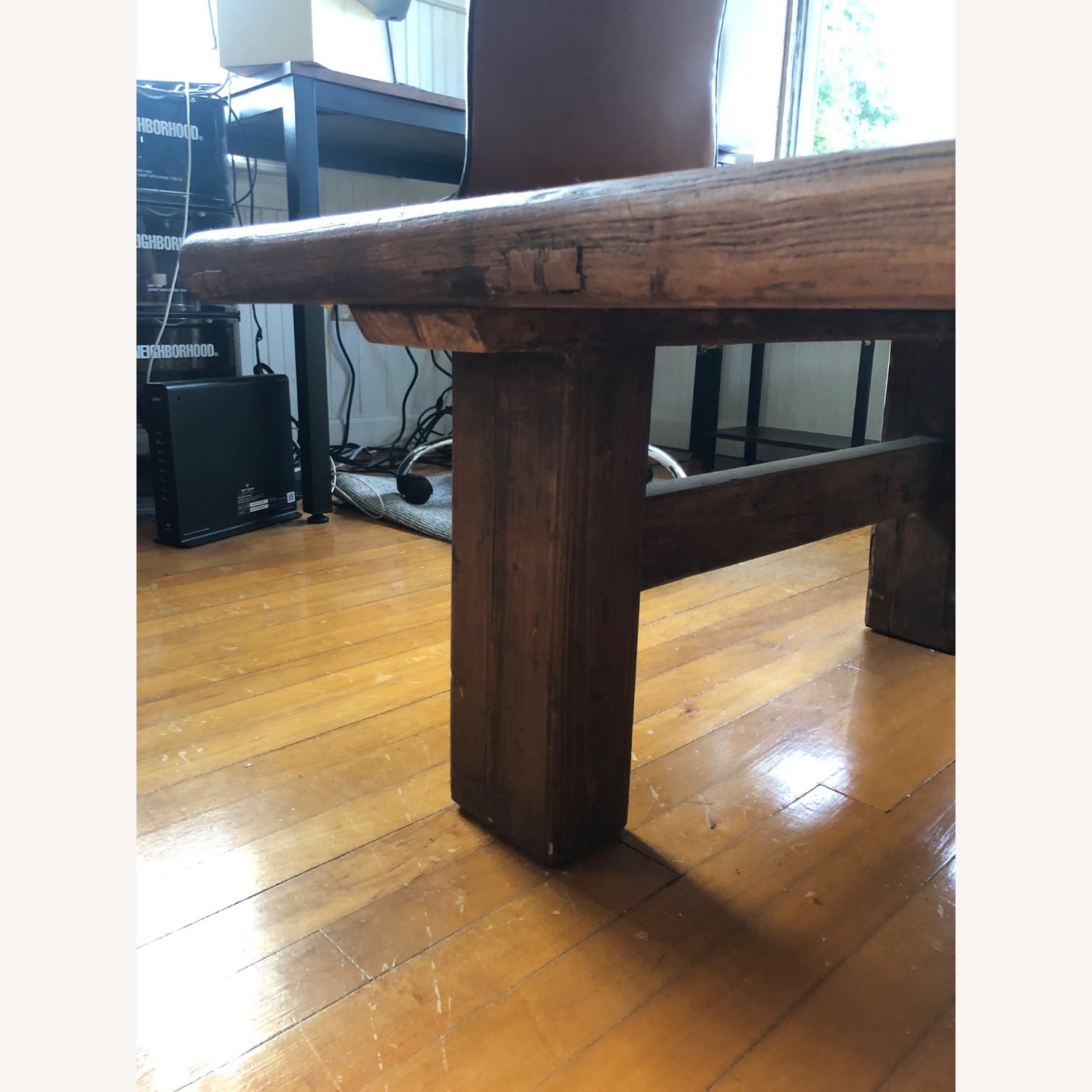 Pottery Barn Hastings Reclaimed Wood Bar Door Table - image-4