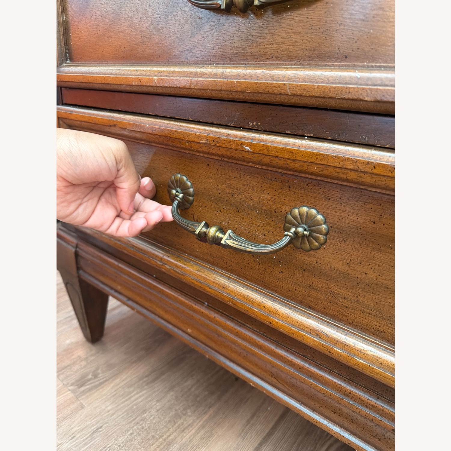 Vintage Dixie Wooden Dresser - image-11