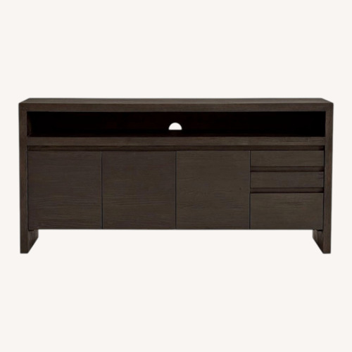 Used Pottery Barn Black Wood Sideboard for sale on AptDeco
