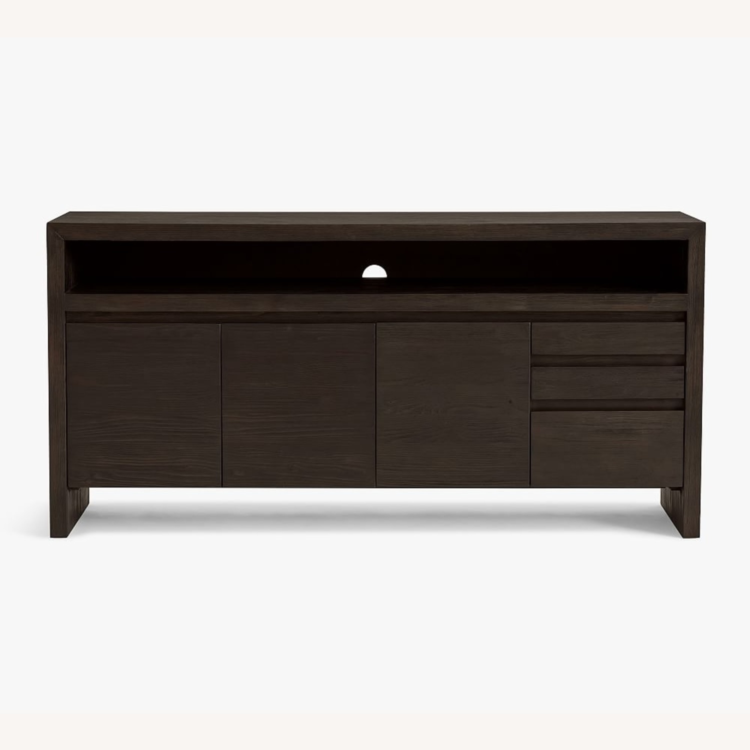 Pottery Barn Black Wood Sideboard - image-4