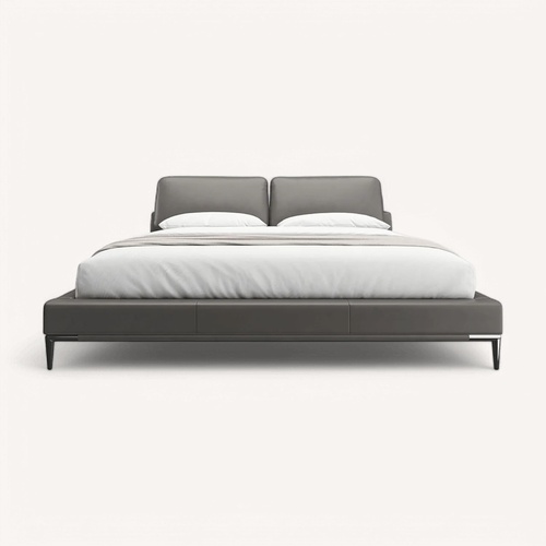 Used Modani Dark Grey Queen Bed for sale on AptDeco