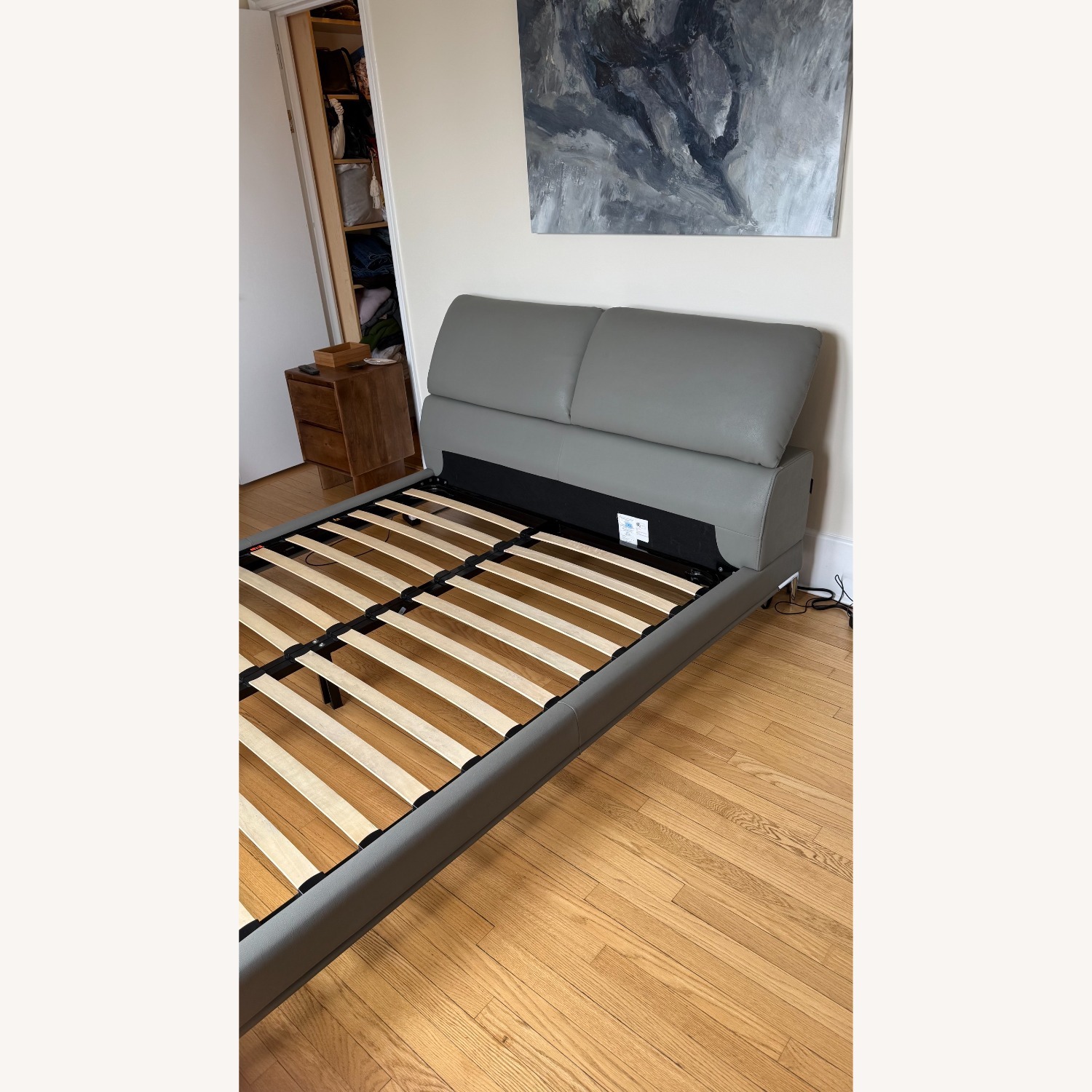 Modani Dark Grey Queen Bed - image-2