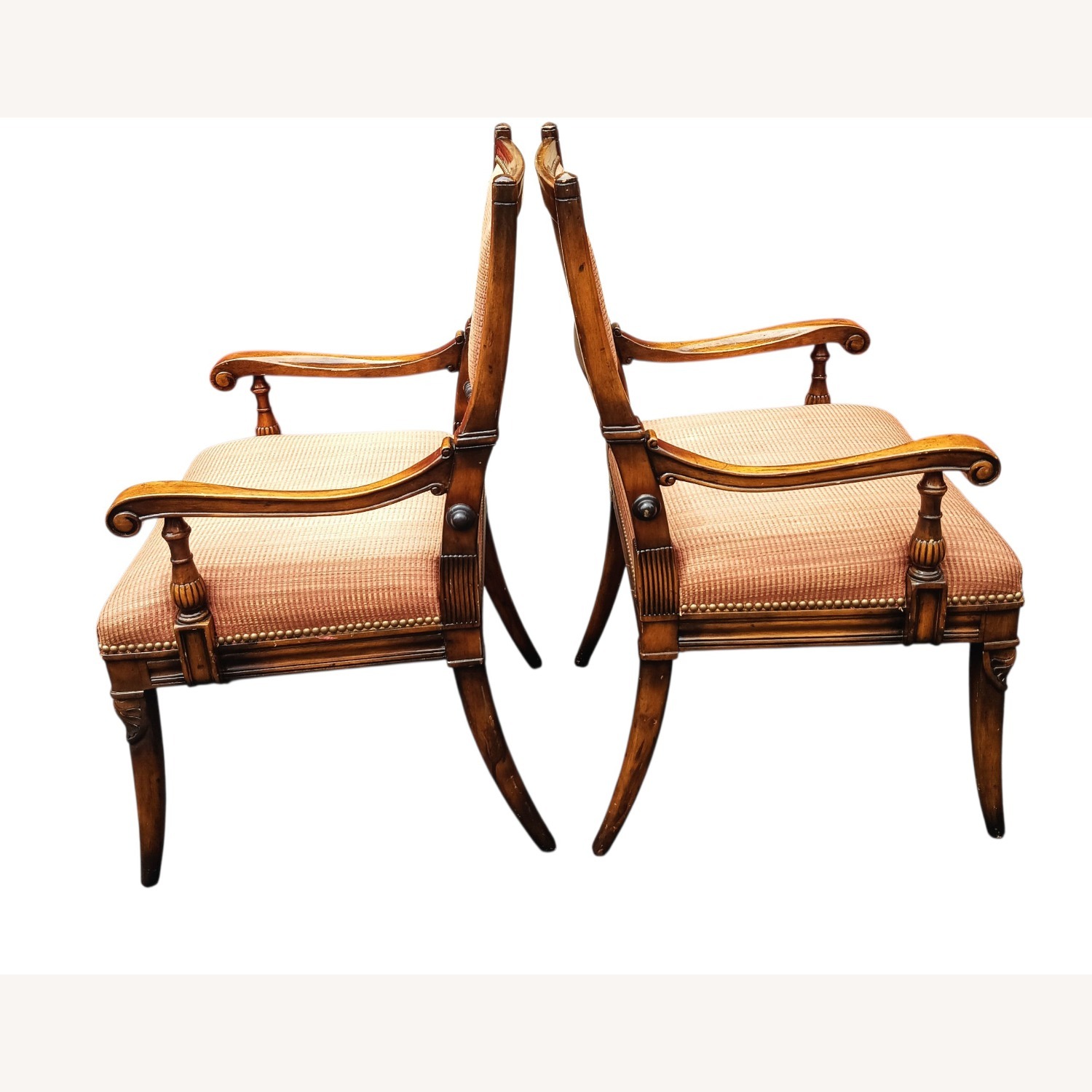 Vintage/Antique Wood Armchairs - image-2