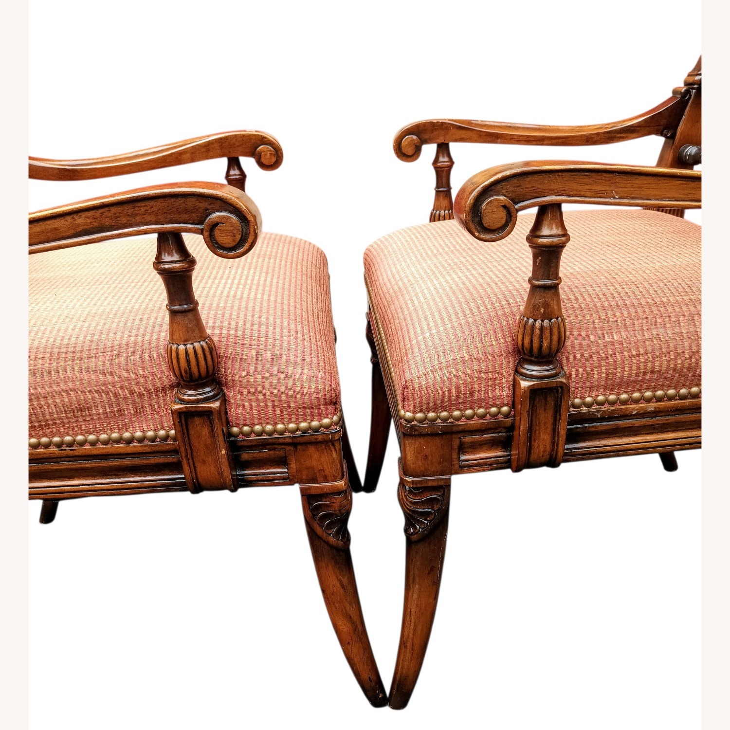 Vintage/Antique Wood Armchairs - image-9