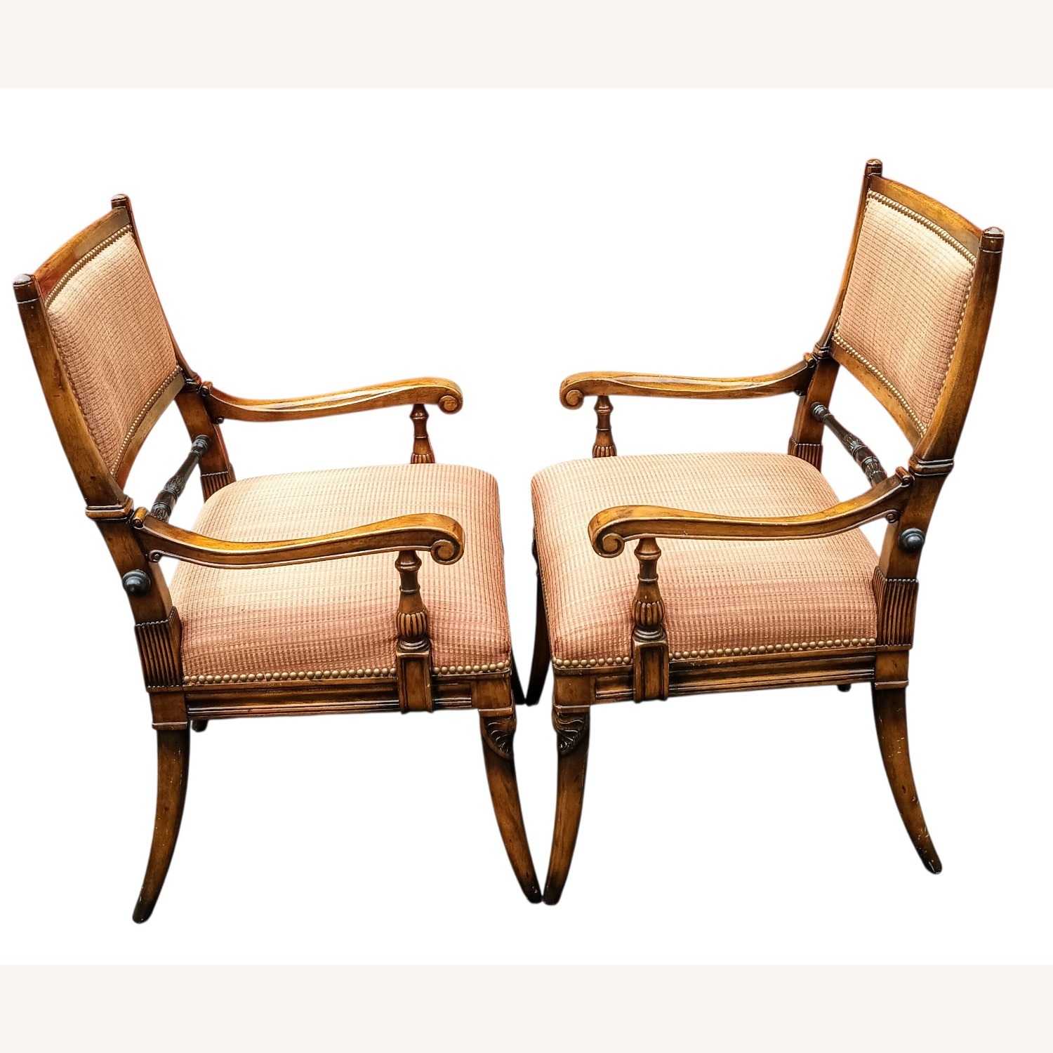Vintage/Antique Wood Armchairs - image-10