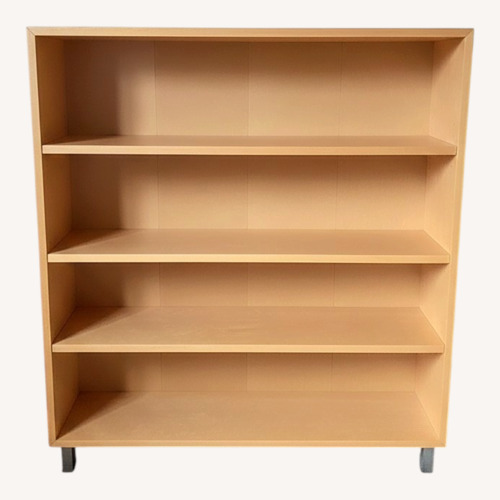 Used Vintage/Antique Light Brown Wood Bookcase for sale on AptDeco