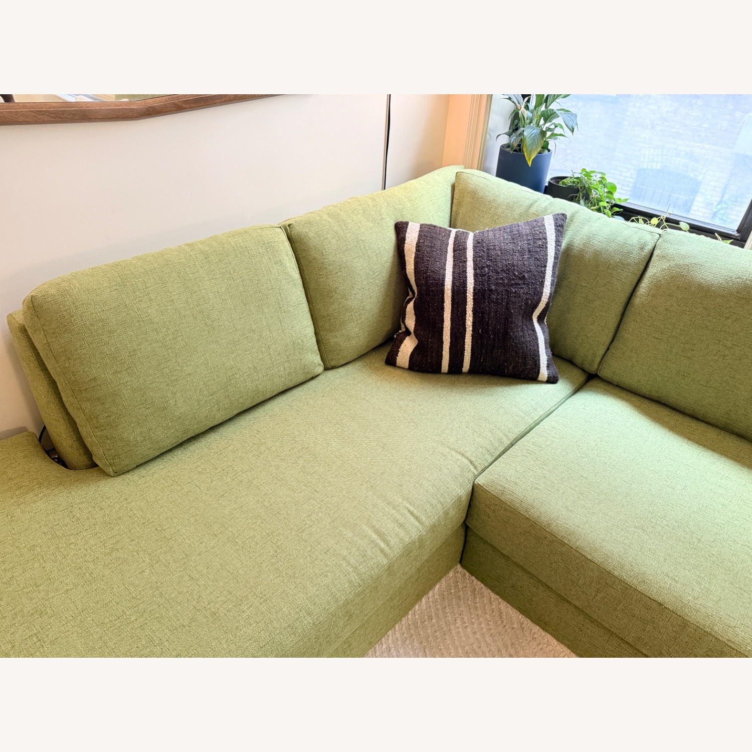 Apt2b Green Fabric 2 Piece Sectional - image-8