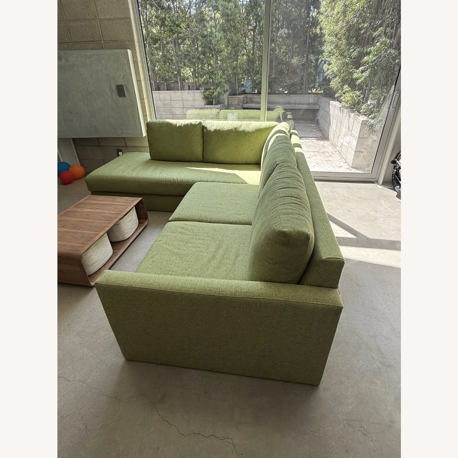 Apt2b Green Fabric 2 Piece Sectional - image-4