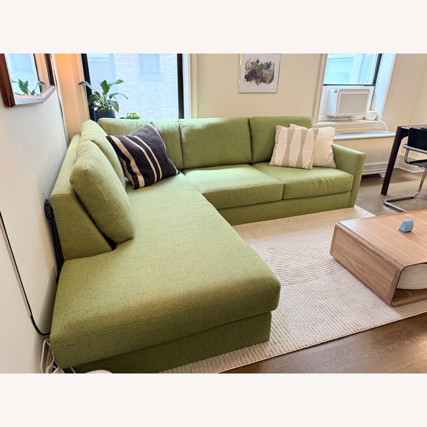 Apt2b Green Fabric 2 Piece Sectional - image-7
