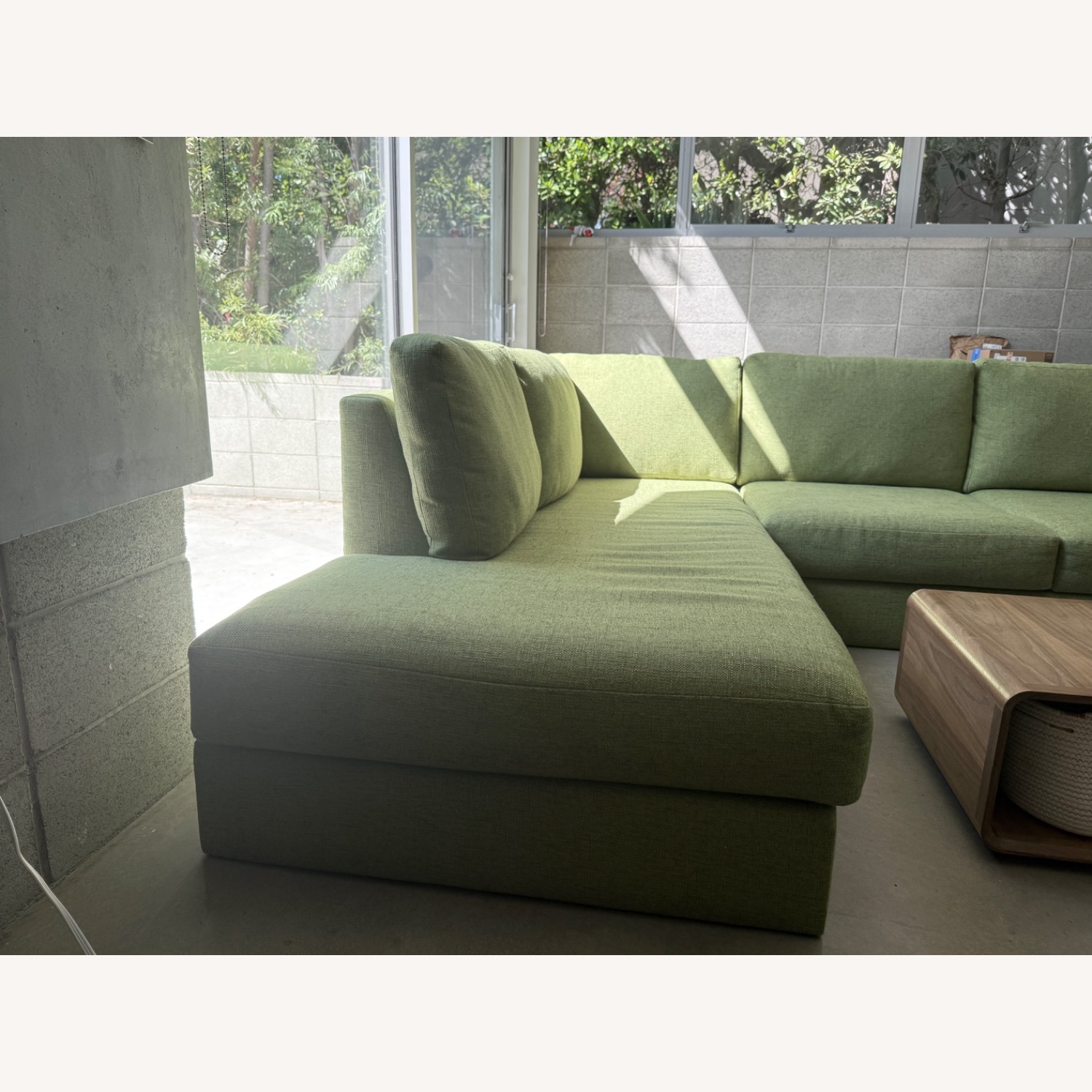 Apt2b Green Fabric 2 Piece Sectional - image-3
