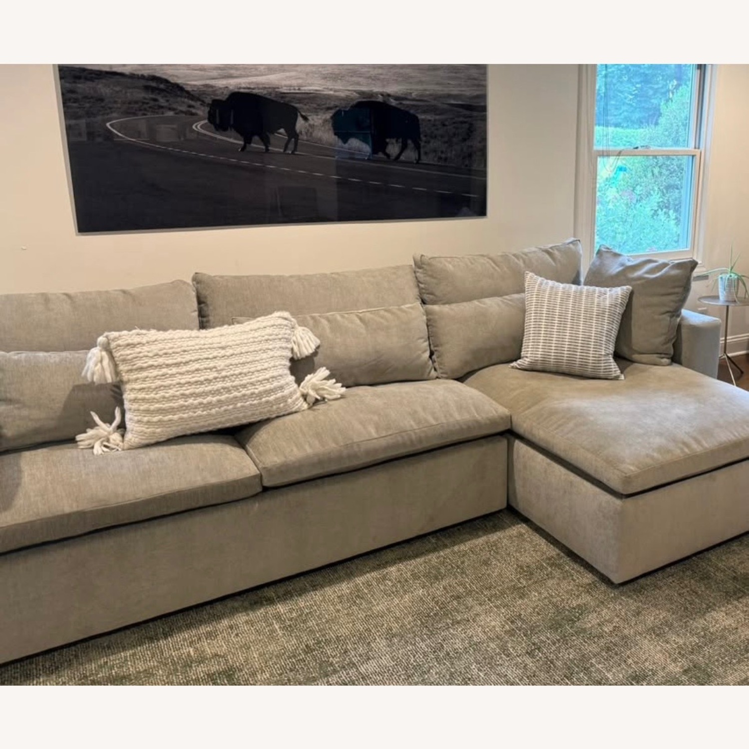 West Elm Harmony Sleeper Sectional + Storage Chaise - image-3