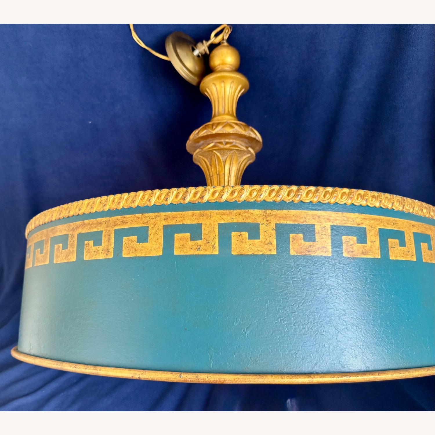 Roselli 5-Light Chandelier with Greek Key Detail - image-4